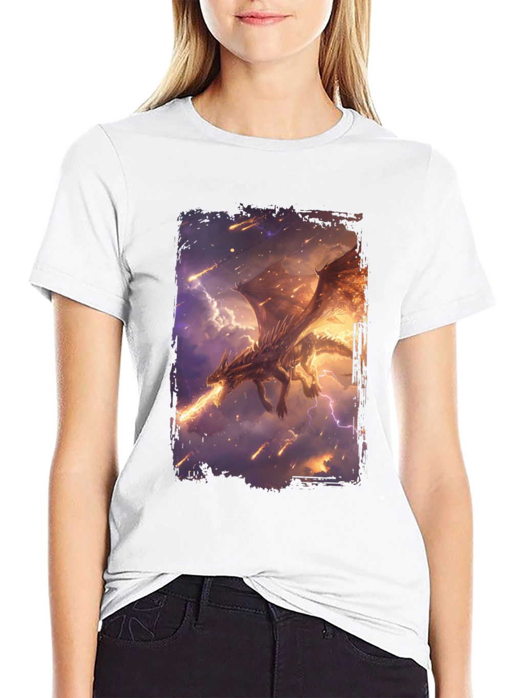 Dragon Fire Black T-Shirt