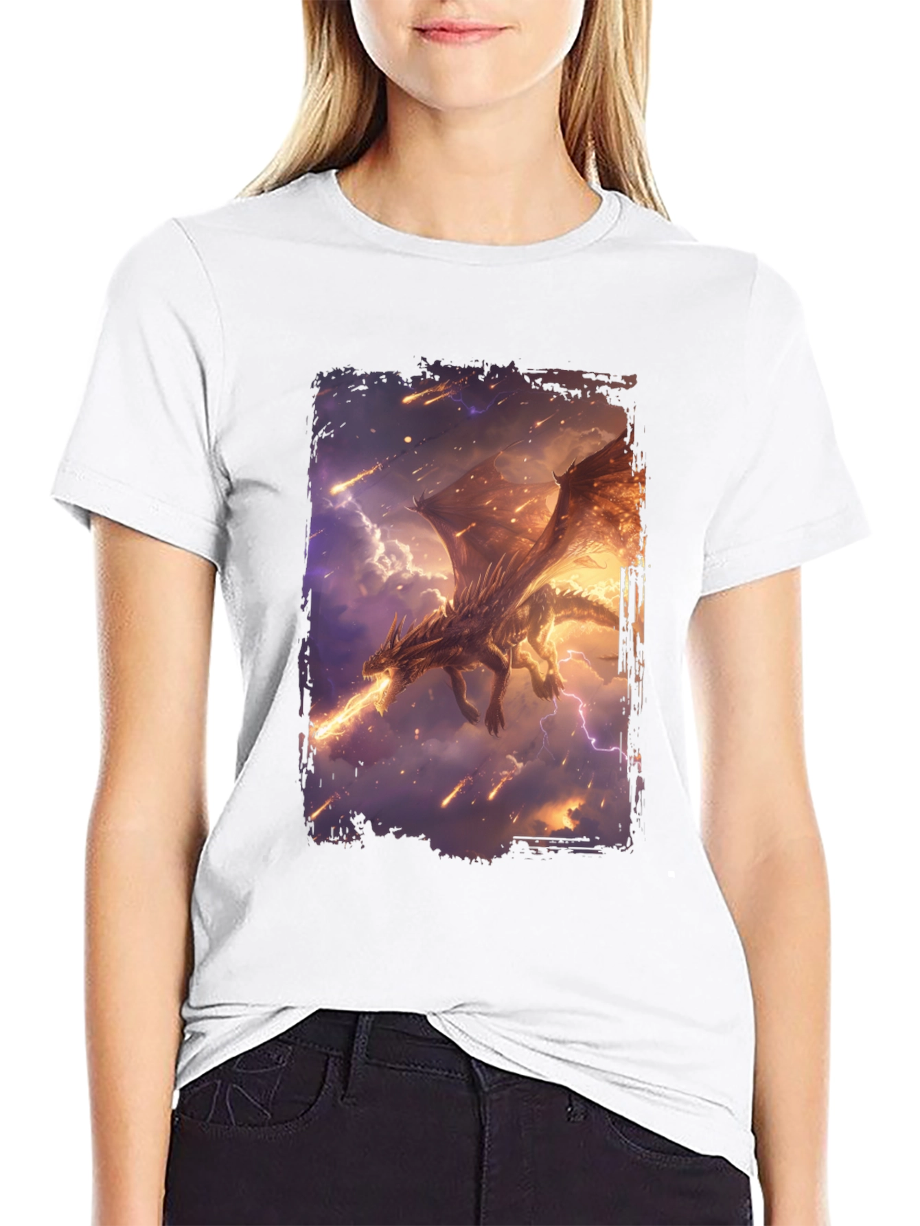 Dragon Fire Black T-Shirt