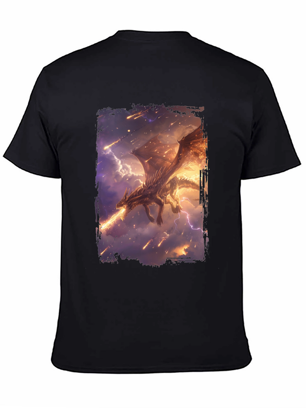 Dragon Fire Black T-Shirt