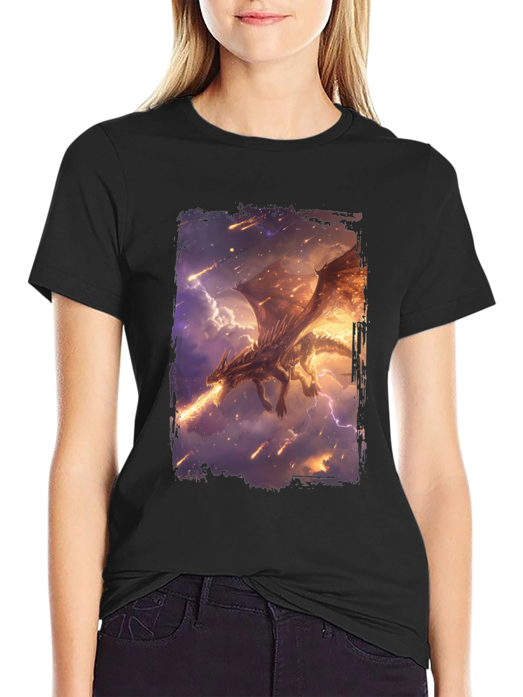 Dragon Fire Black T-Shirt