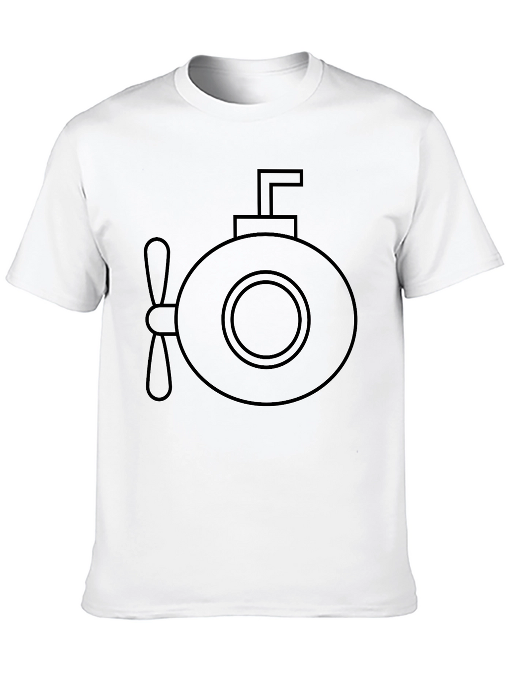 Submarine Graphic Black T-Shirt