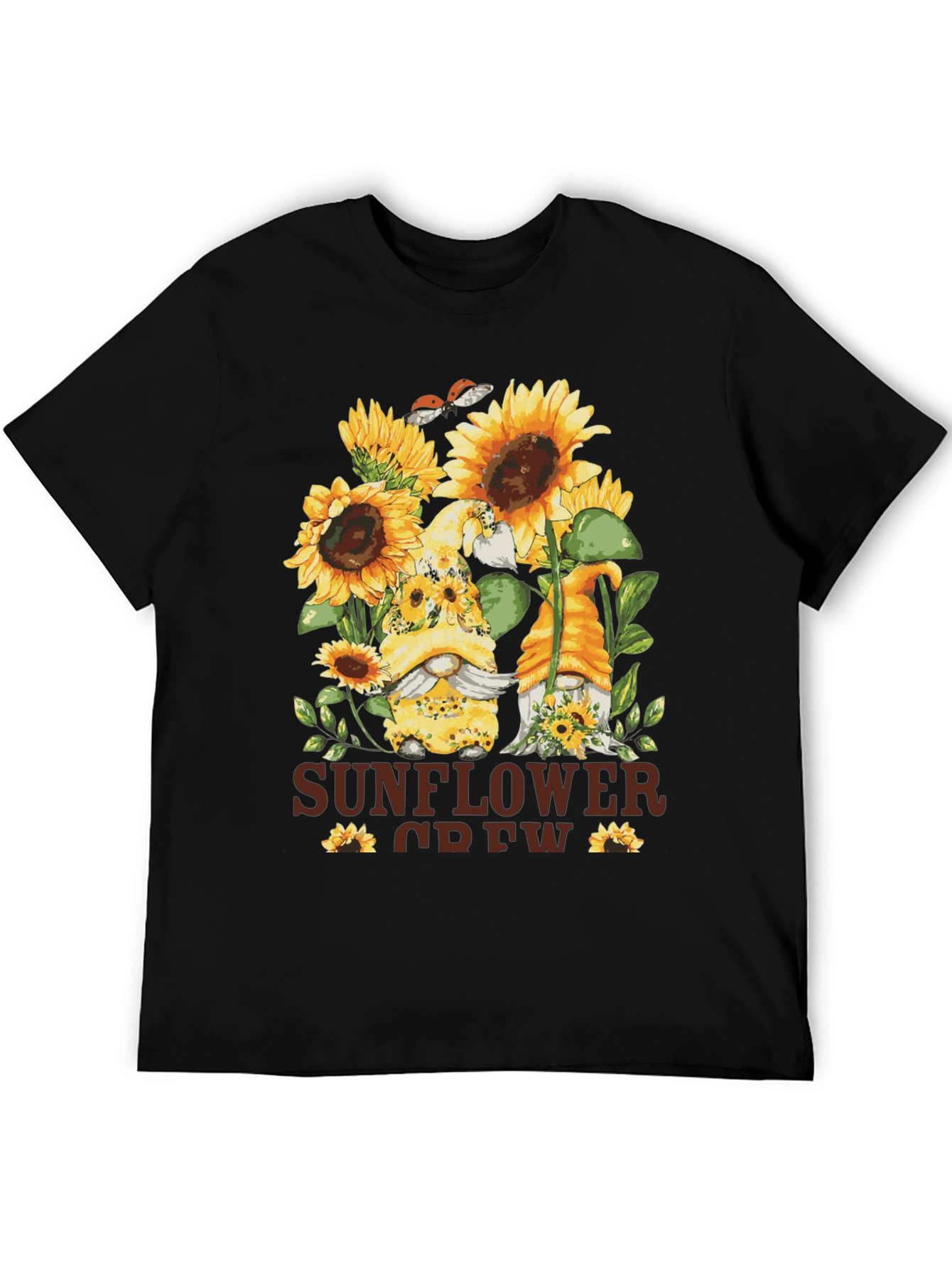 Sunflower Crew Gnome Graphic Tee