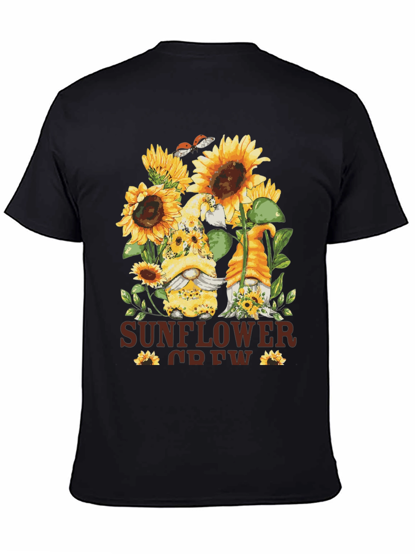 Sunflower Crew Gnome Graphic Tee