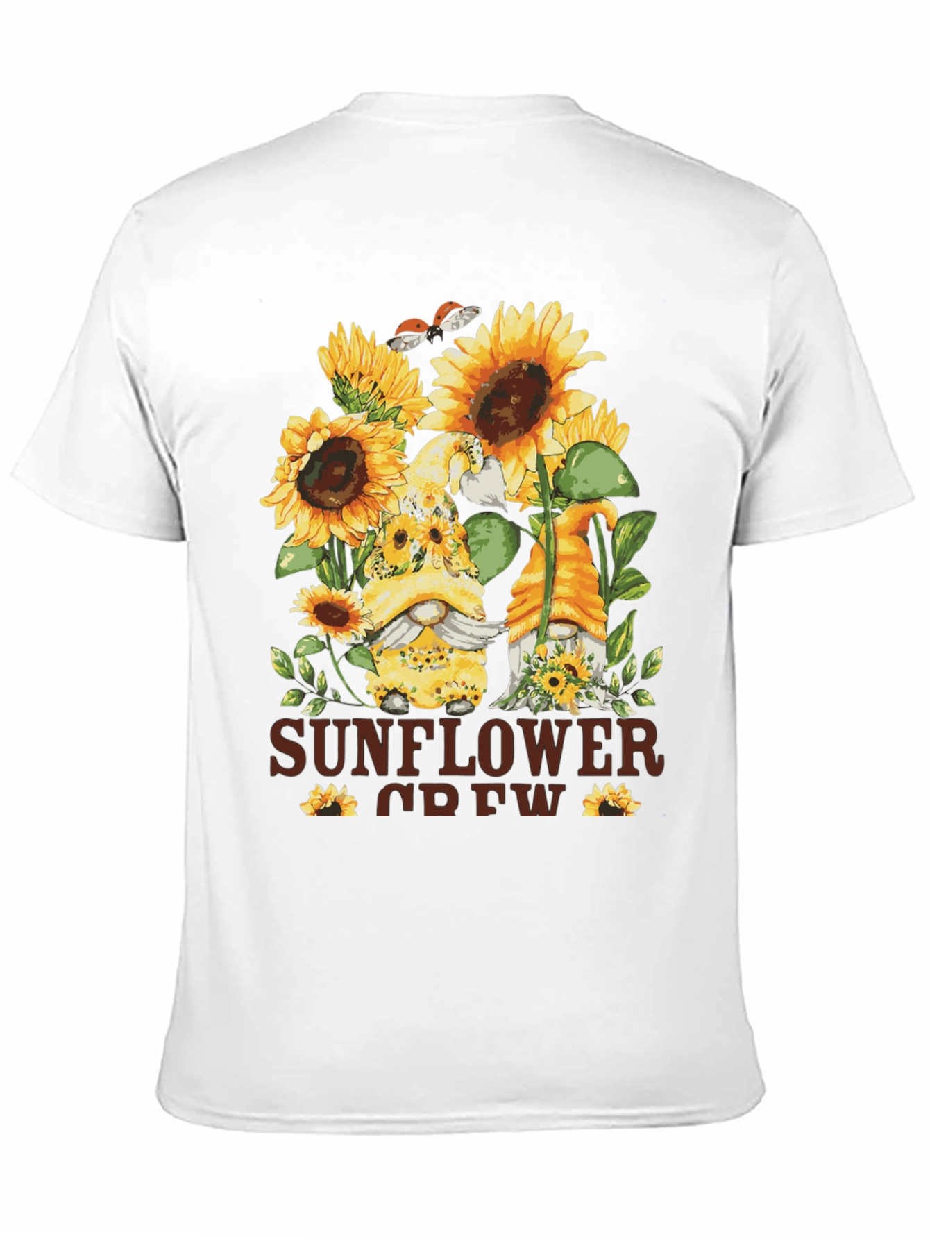 Sunflower Crew Gnome Graphic Tee