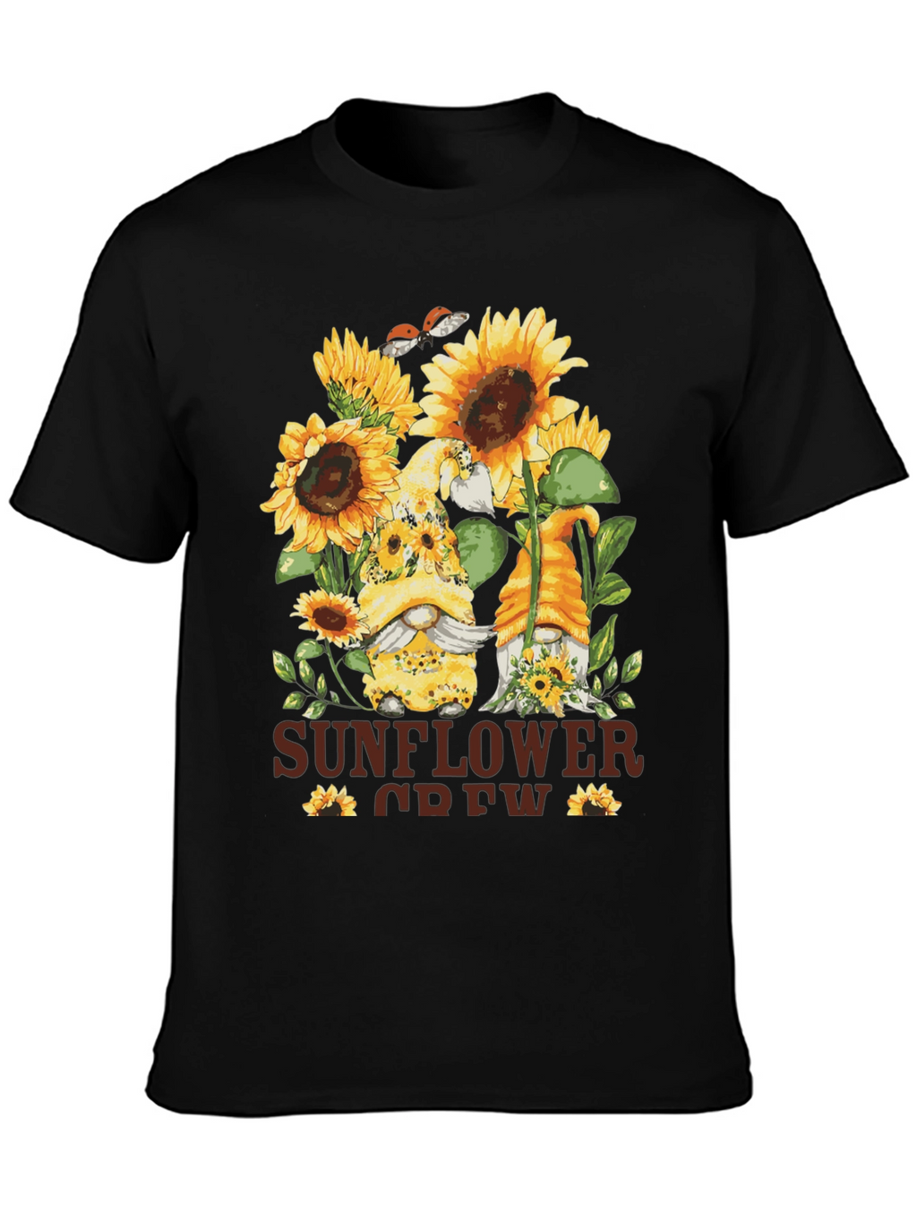 Sunflower Crew Gnome Graphic Tee