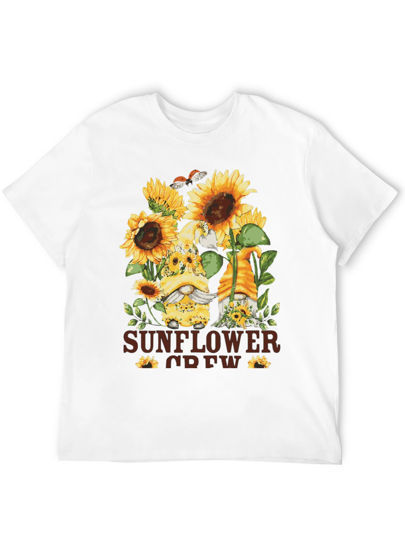 Sunflower Crew Gnome Graphic Tee