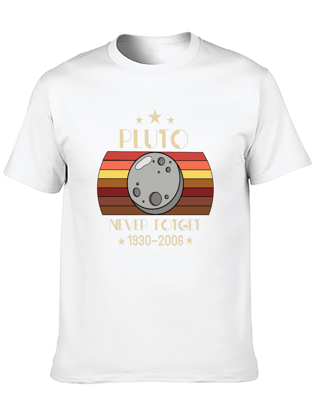 Pluto Never Forget 1930-2006 Graphic T-Shirt