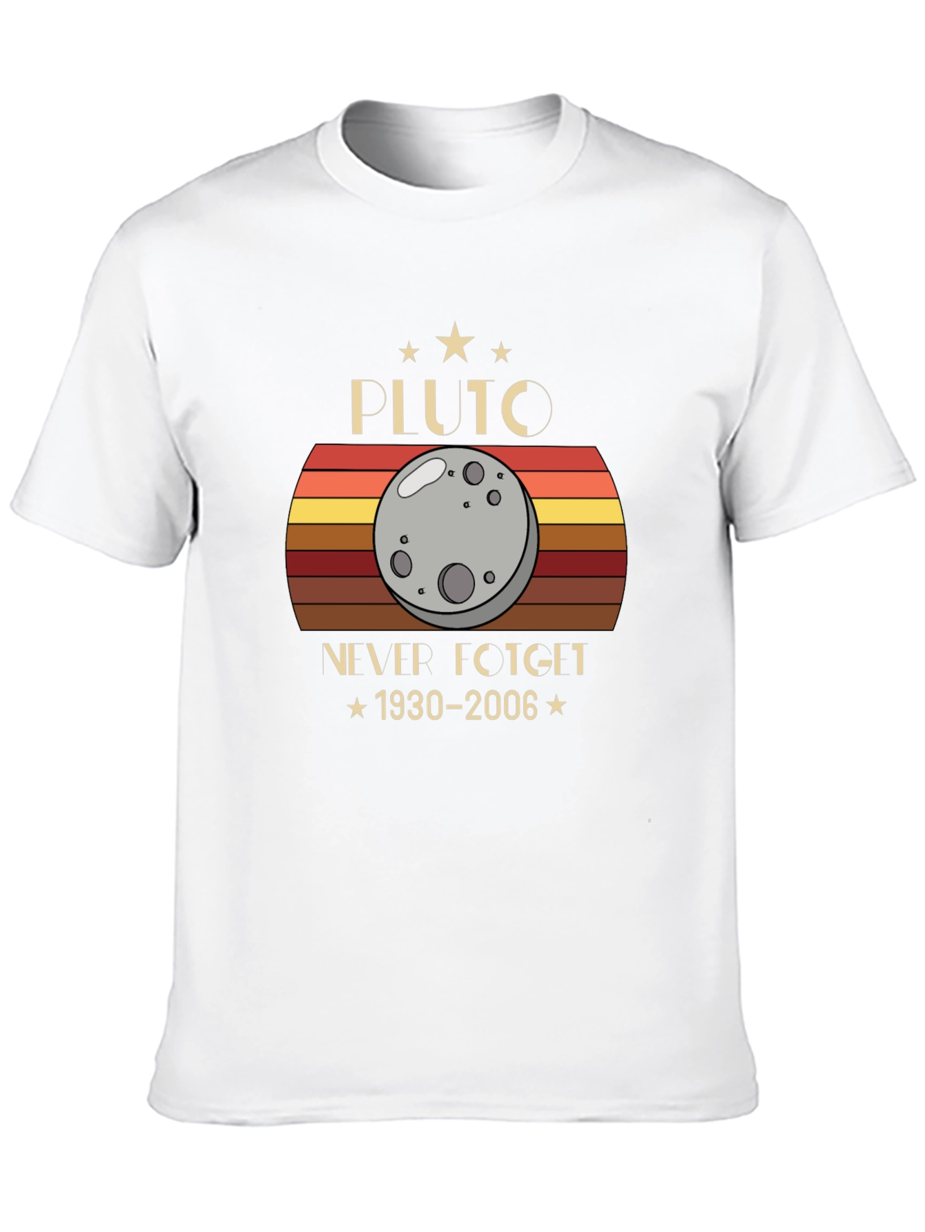 Pluto Never Forget 1930-2006 Graphic T-Shirt