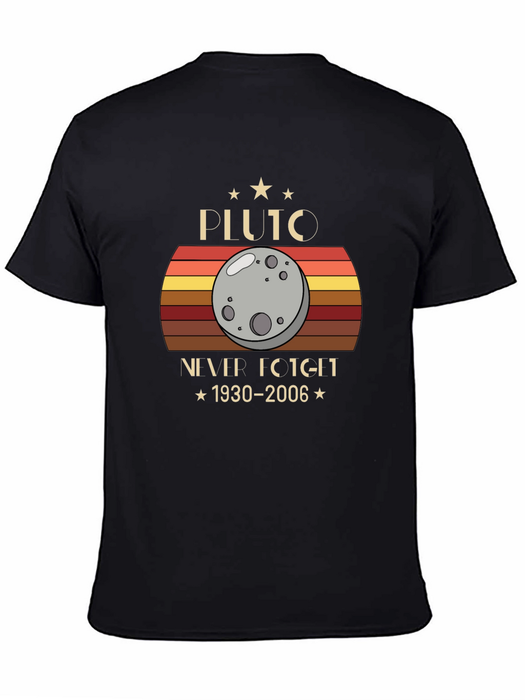 Pluto Never Forget 1930-2006 Graphic T-Shirt