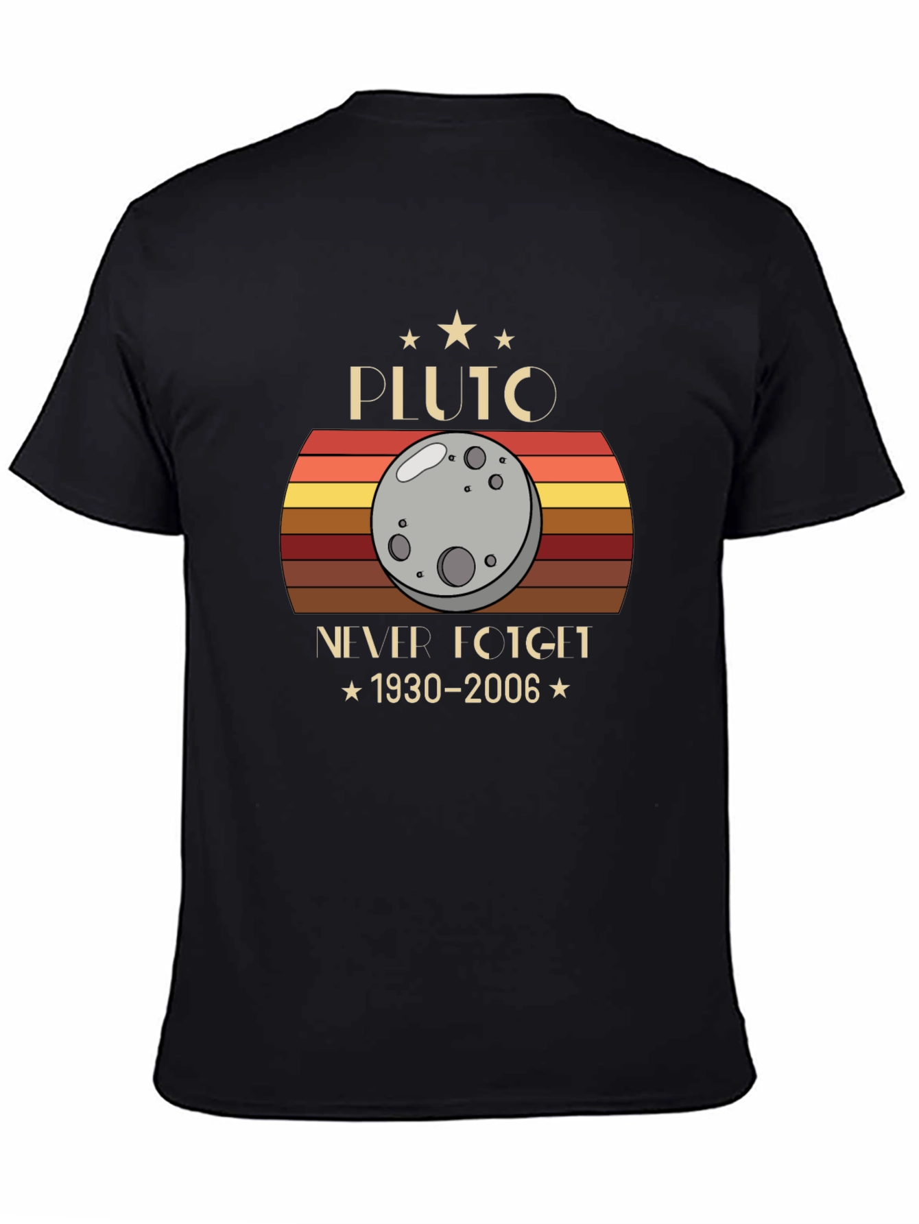 Pluto Never Forget 1930-2006 Graphic T-Shirt