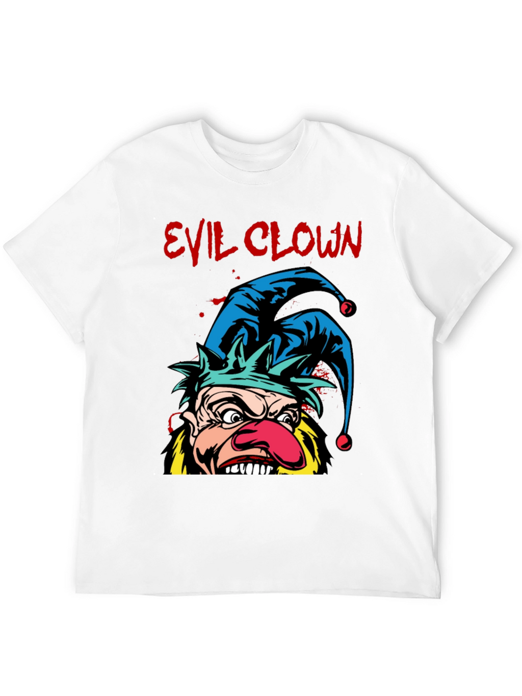 Evil Clown Graphic Tee - Black