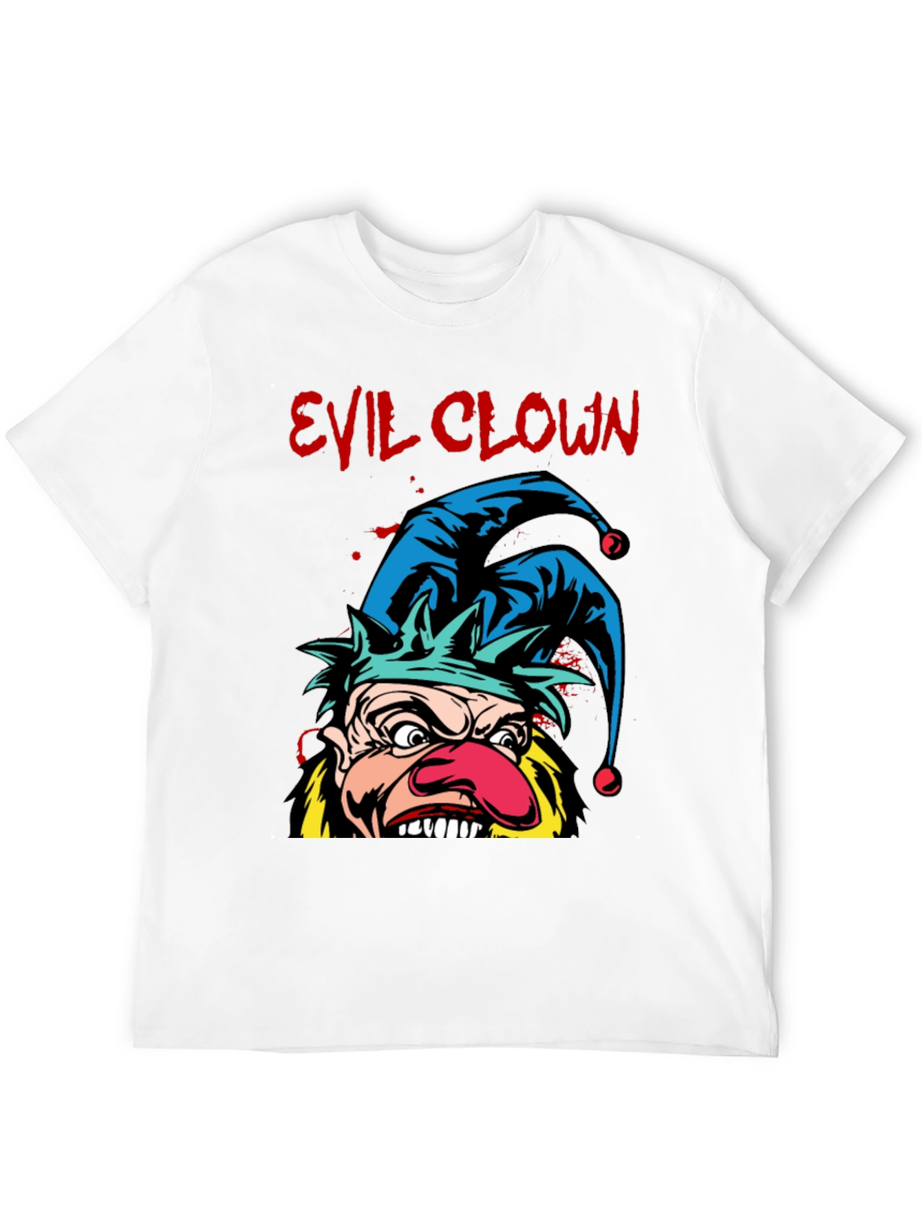 Evil Clown Graphic Tee - Black