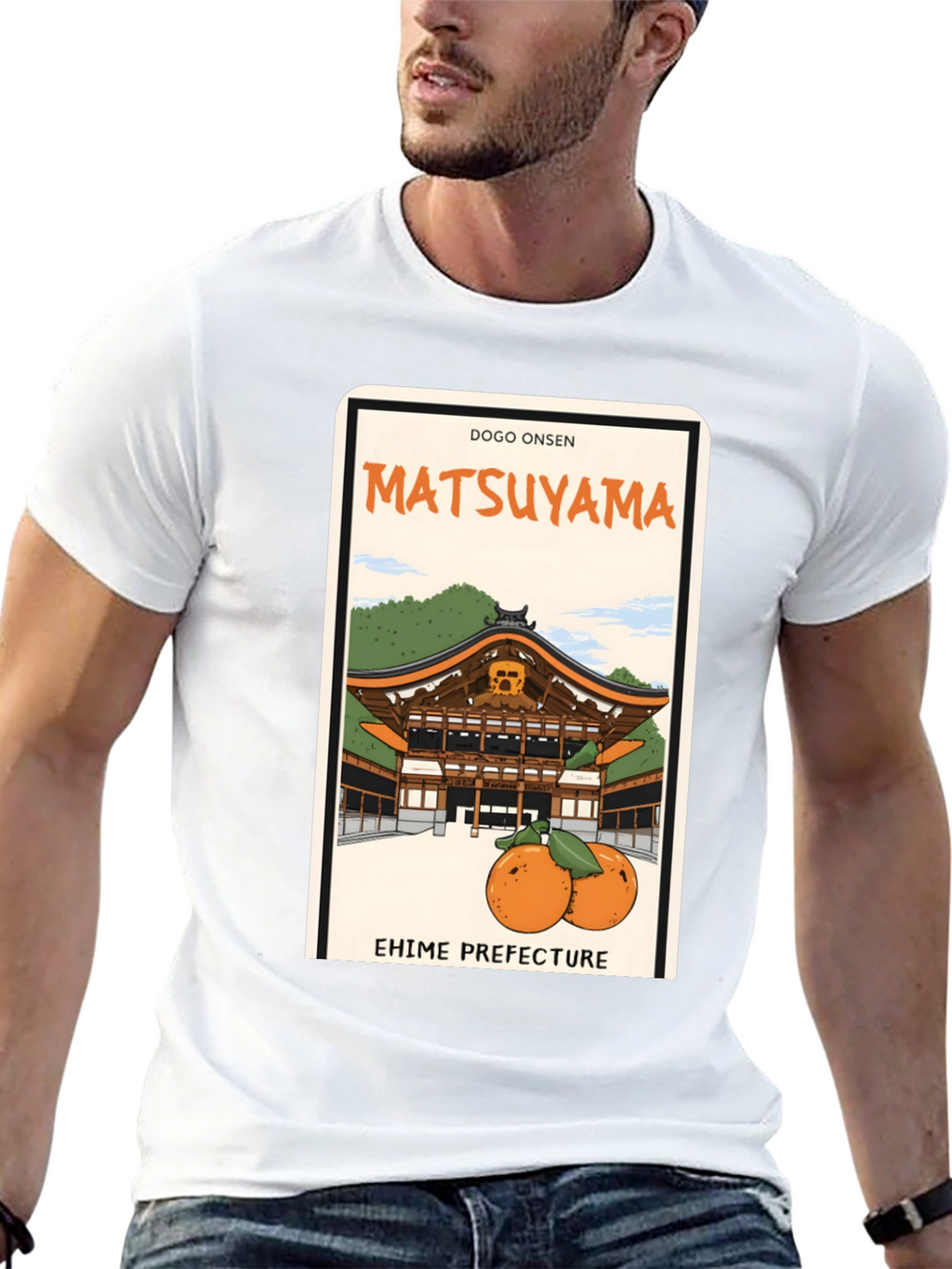 Matsuyama T-Shirt Dogo Onsen Japan Tee