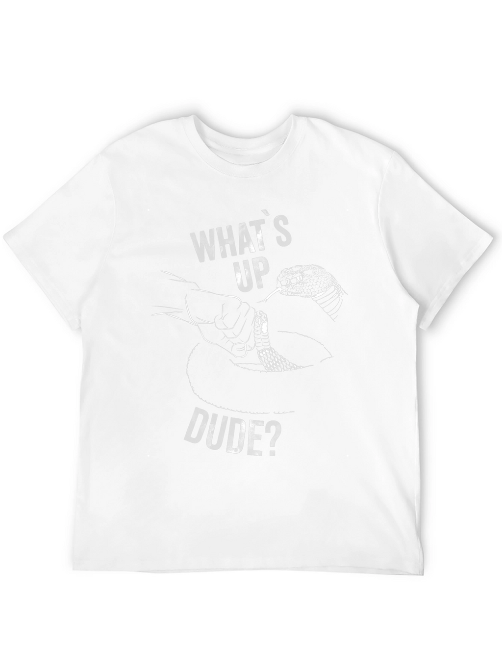 Whats Up Dude? Snake Graphic T-Shirt