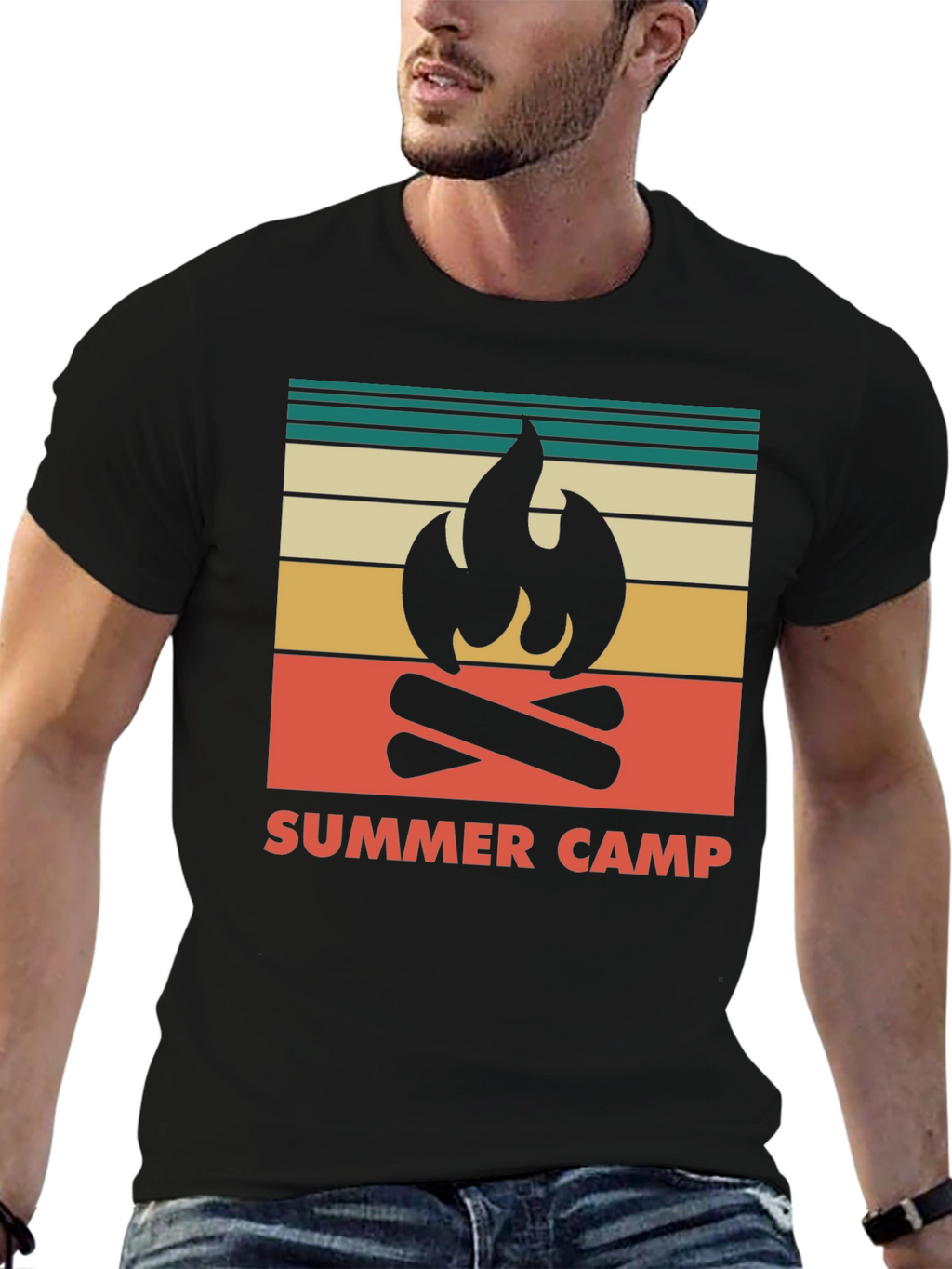 Summer Camp Retro Graphic T-Shirt