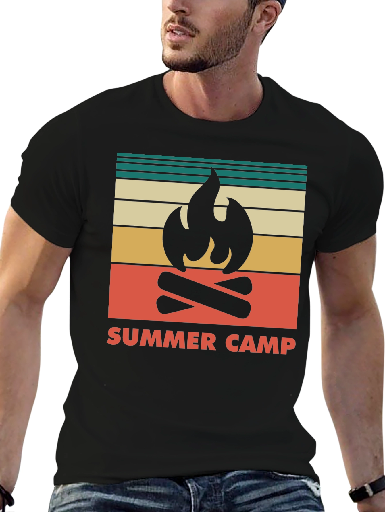 Summer Camp Retro Graphic T-Shirt