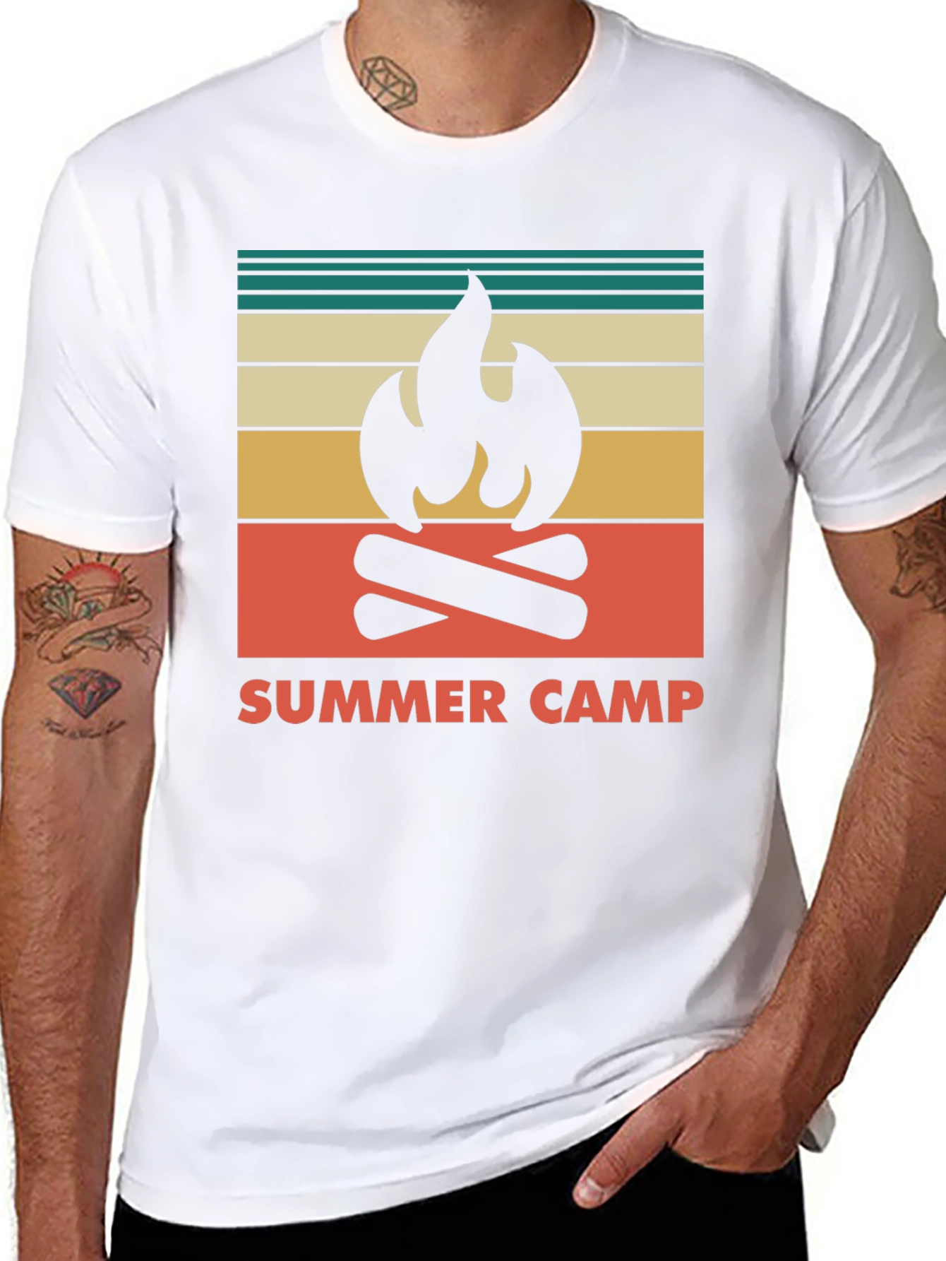 Summer Camp Retro Graphic T-Shirt