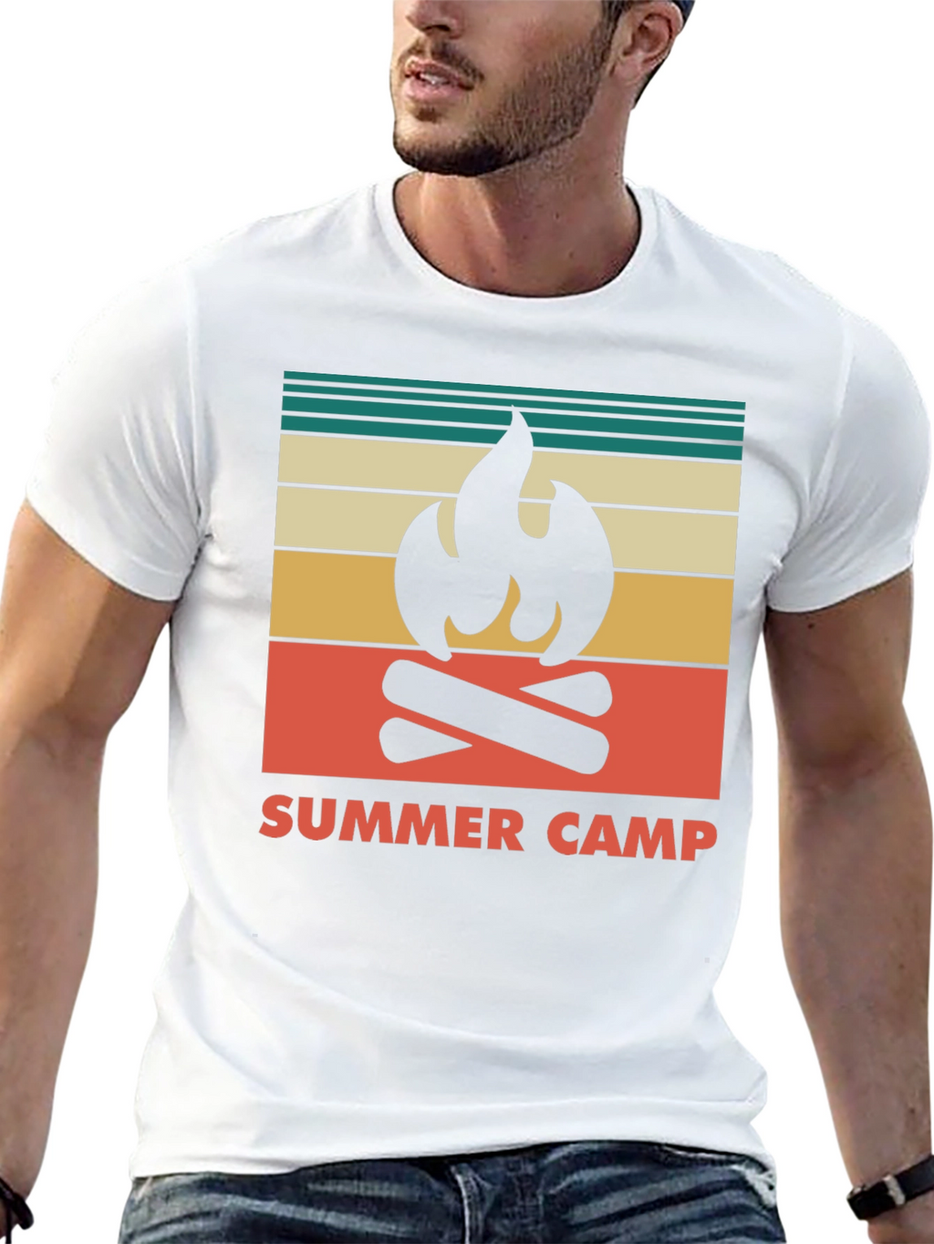 Summer Camp Retro Graphic T-Shirt