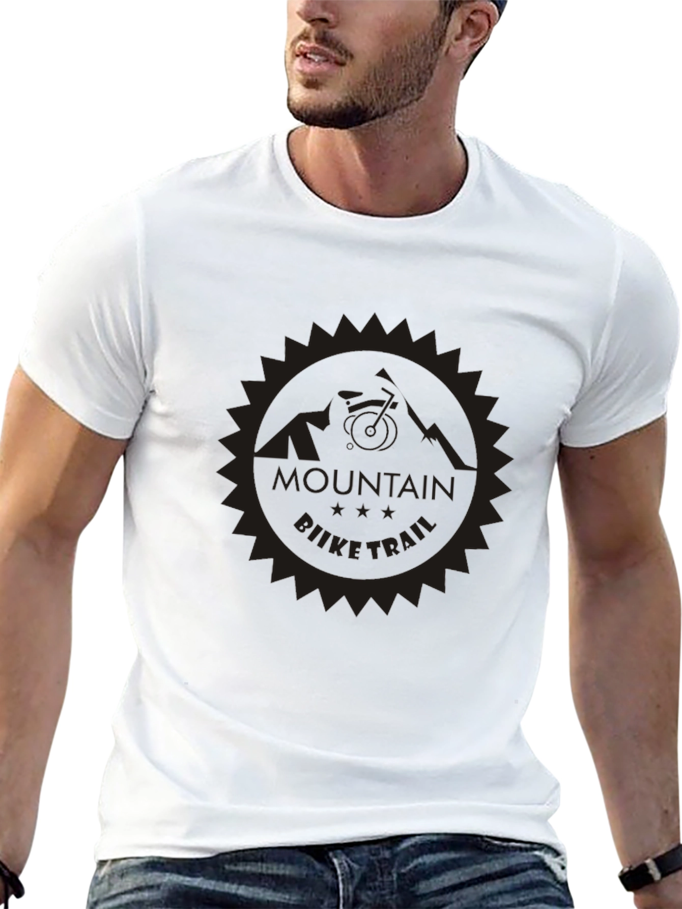 Mountain Bike Trail Graphic T-Shirt