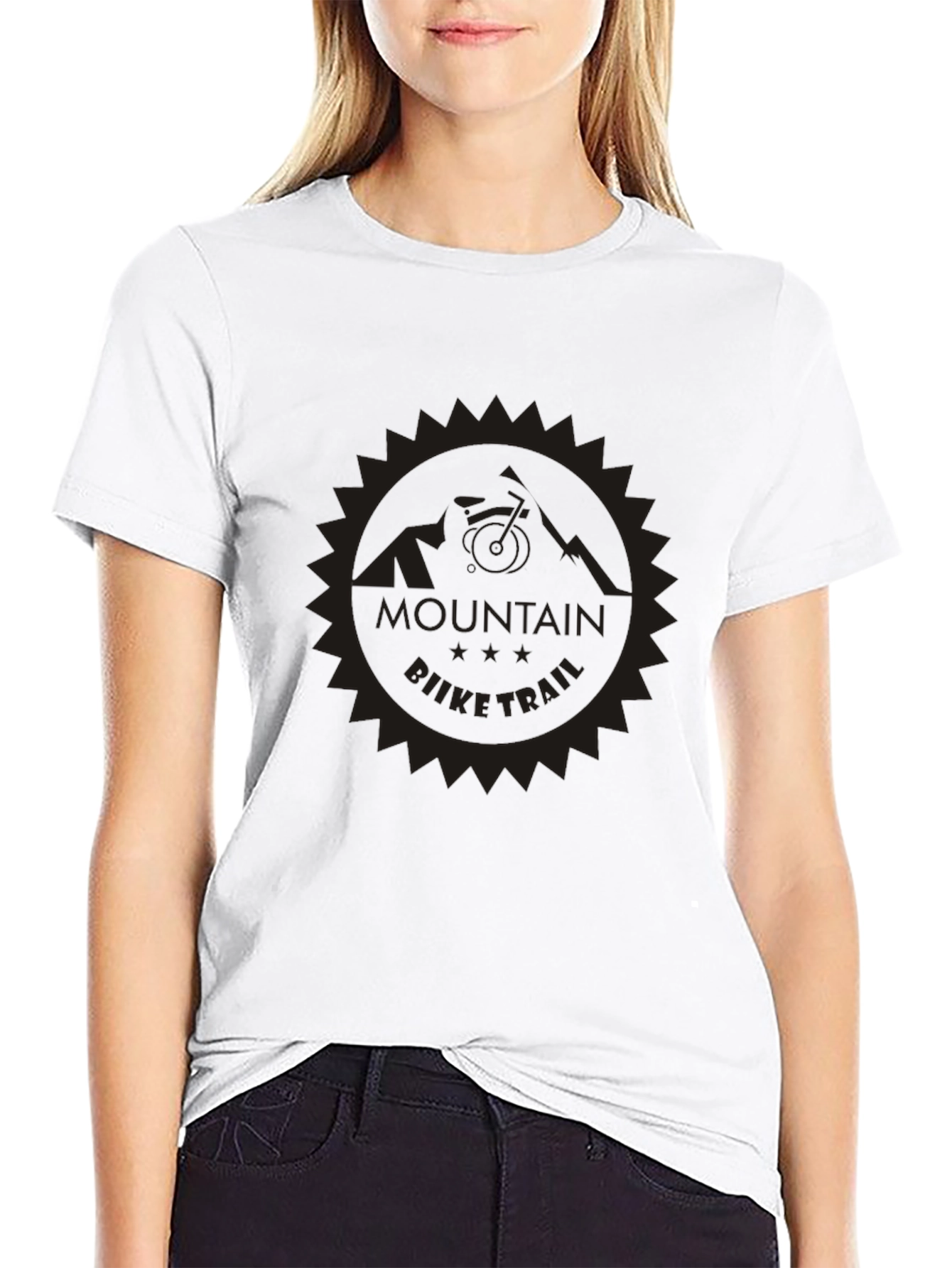 Mountain Bike Trail Graphic T-Shirt