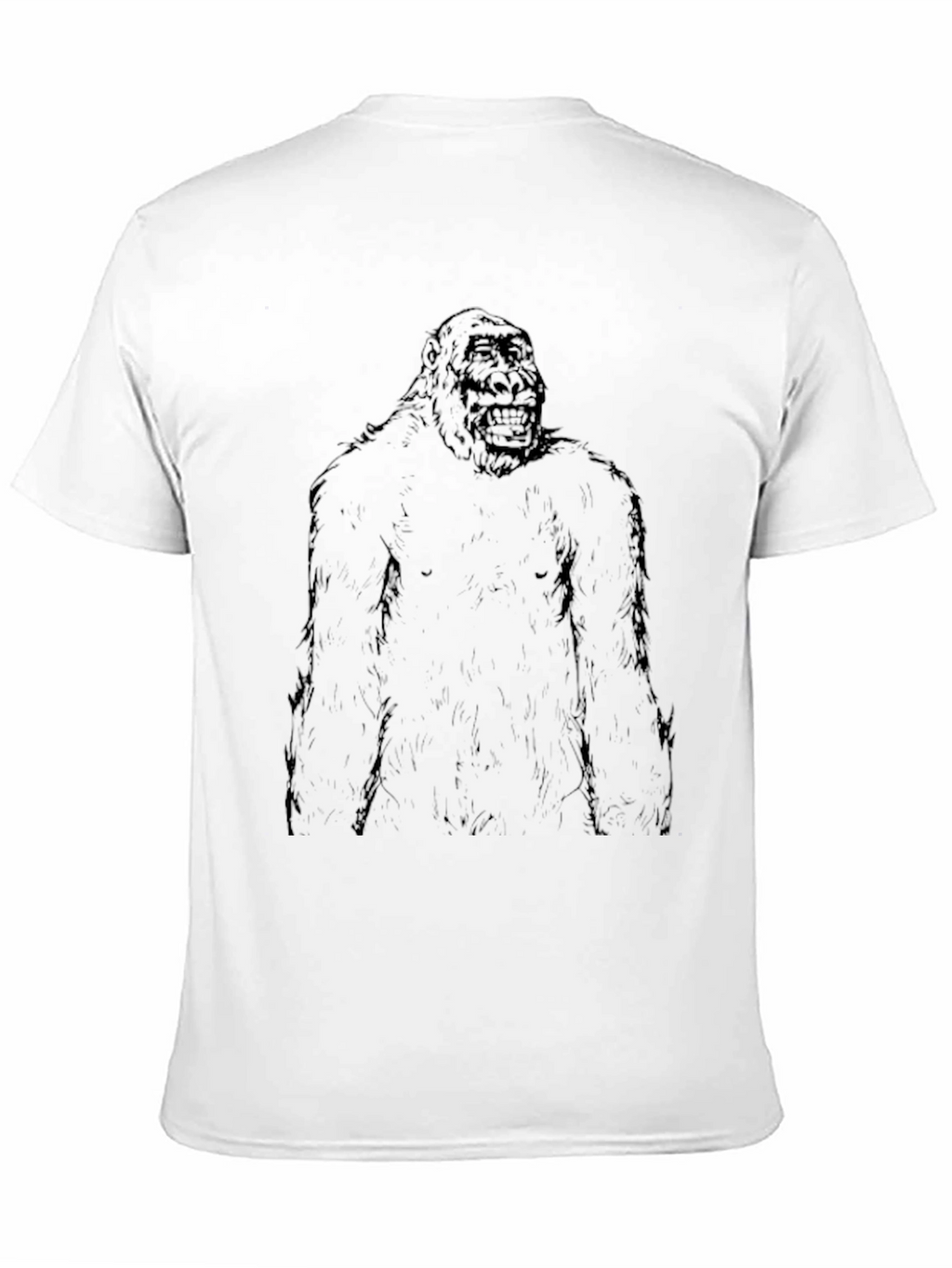 Gorilla Graphic Print Black T-Shirt