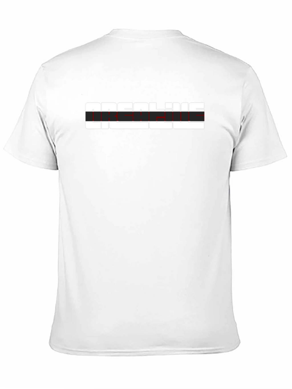 Real Line Black Graphic T-Shirt