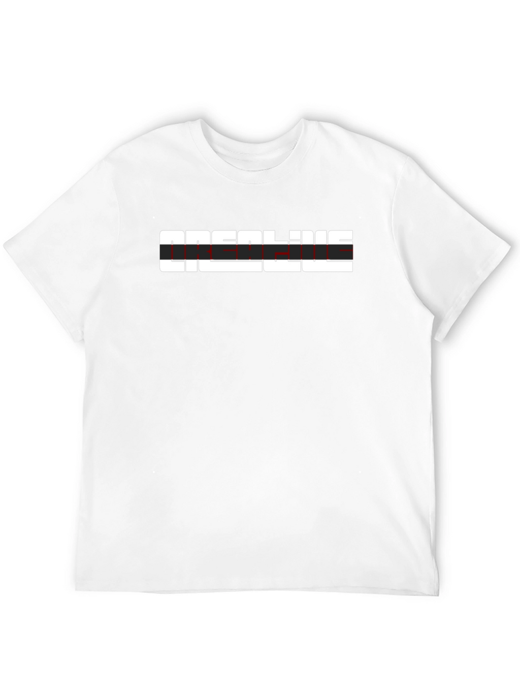 Real Line Black Graphic T-Shirt