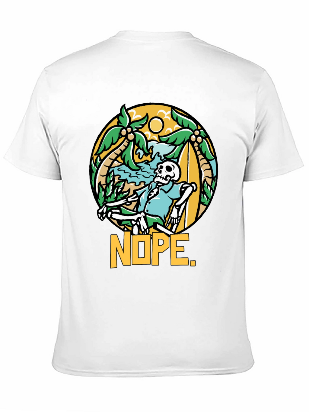 Relaxed Skeleton NOPE Graphic Tee