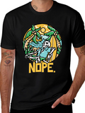 Relaxed Skeleton NOPE Graphic Tee