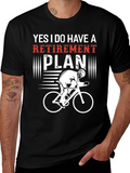 Funny Retirement Plan Cycling T-Shirt