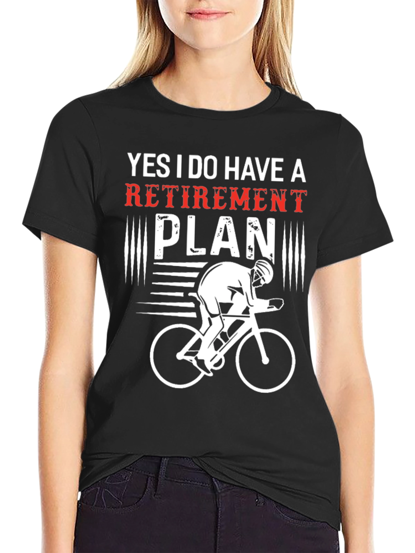 Funny Retirement Plan Cycling T-Shirt