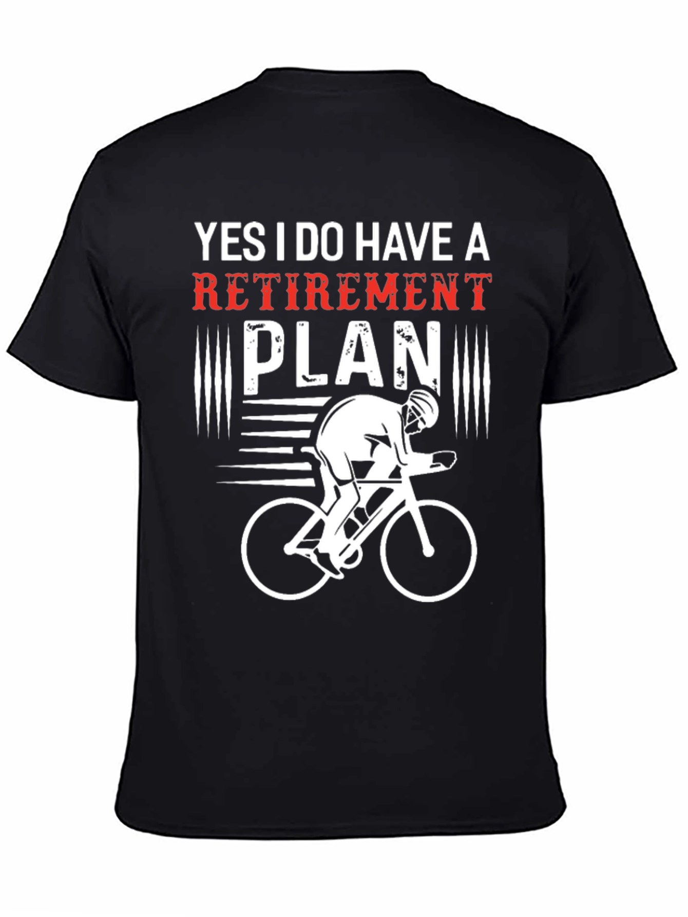 Funny Retirement Plan Cycling T-Shirt
