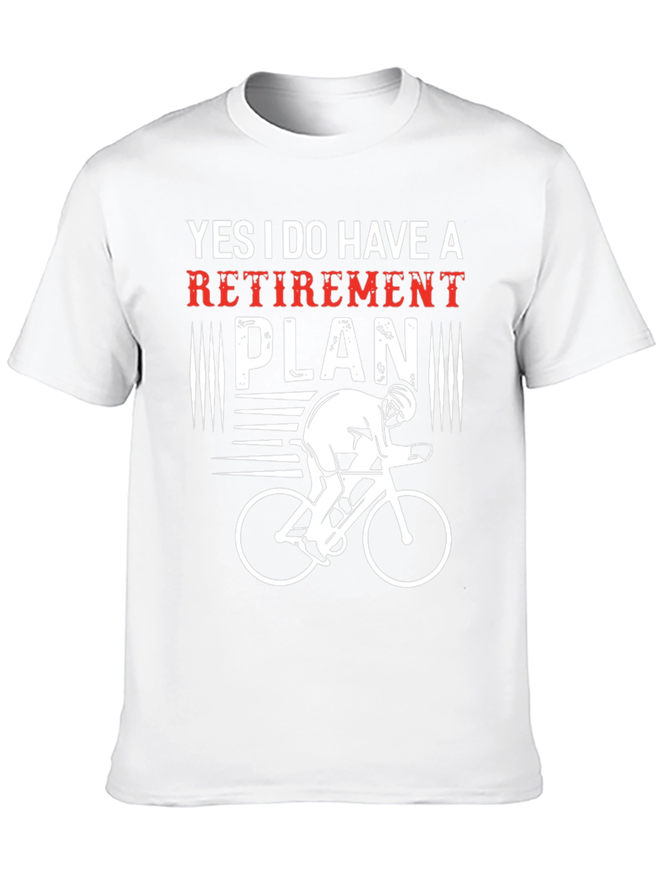 Funny Retirement Plan Cycling T-Shirt