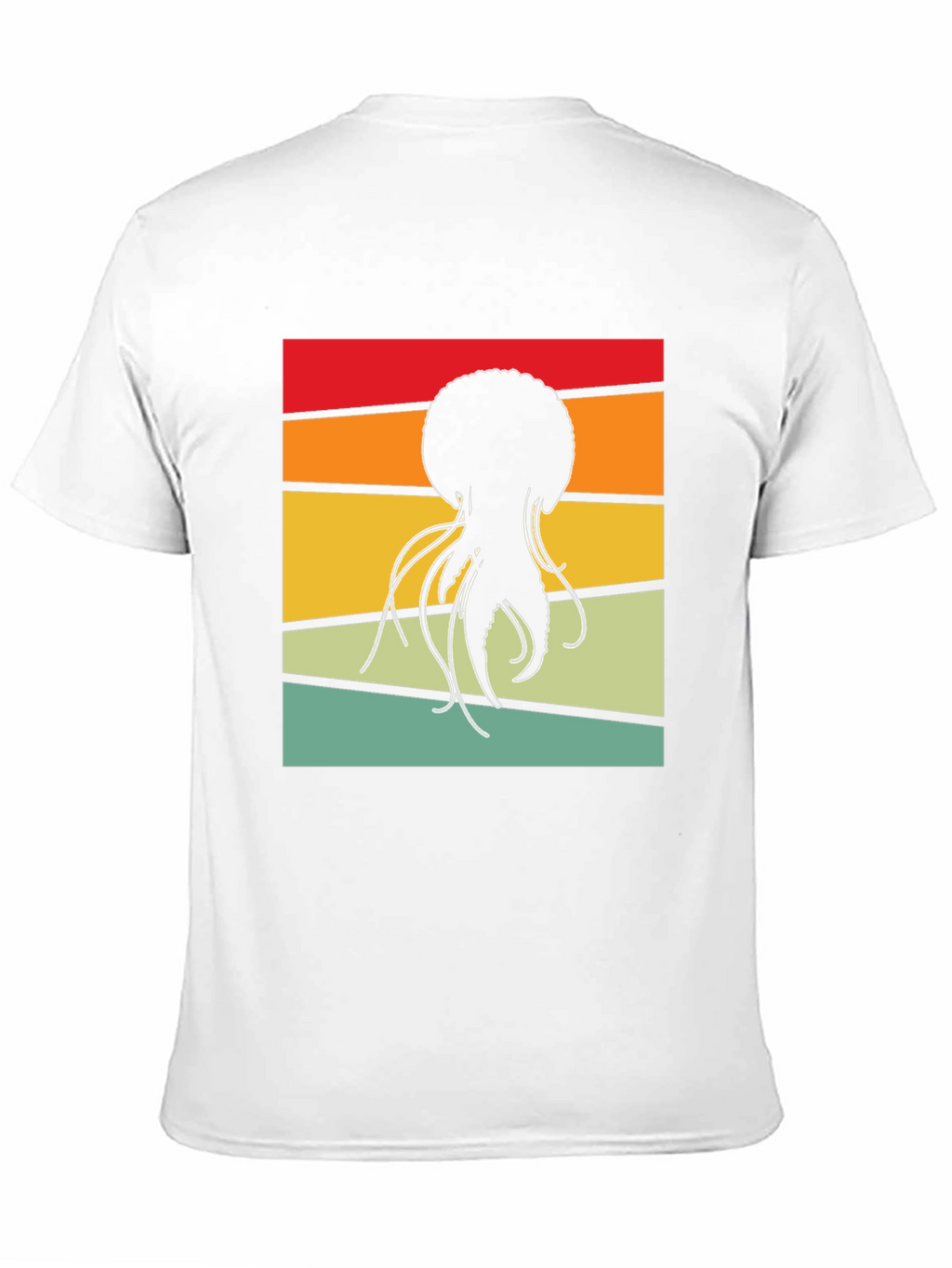 Retro Jellyfish Graphic Tee - Black
