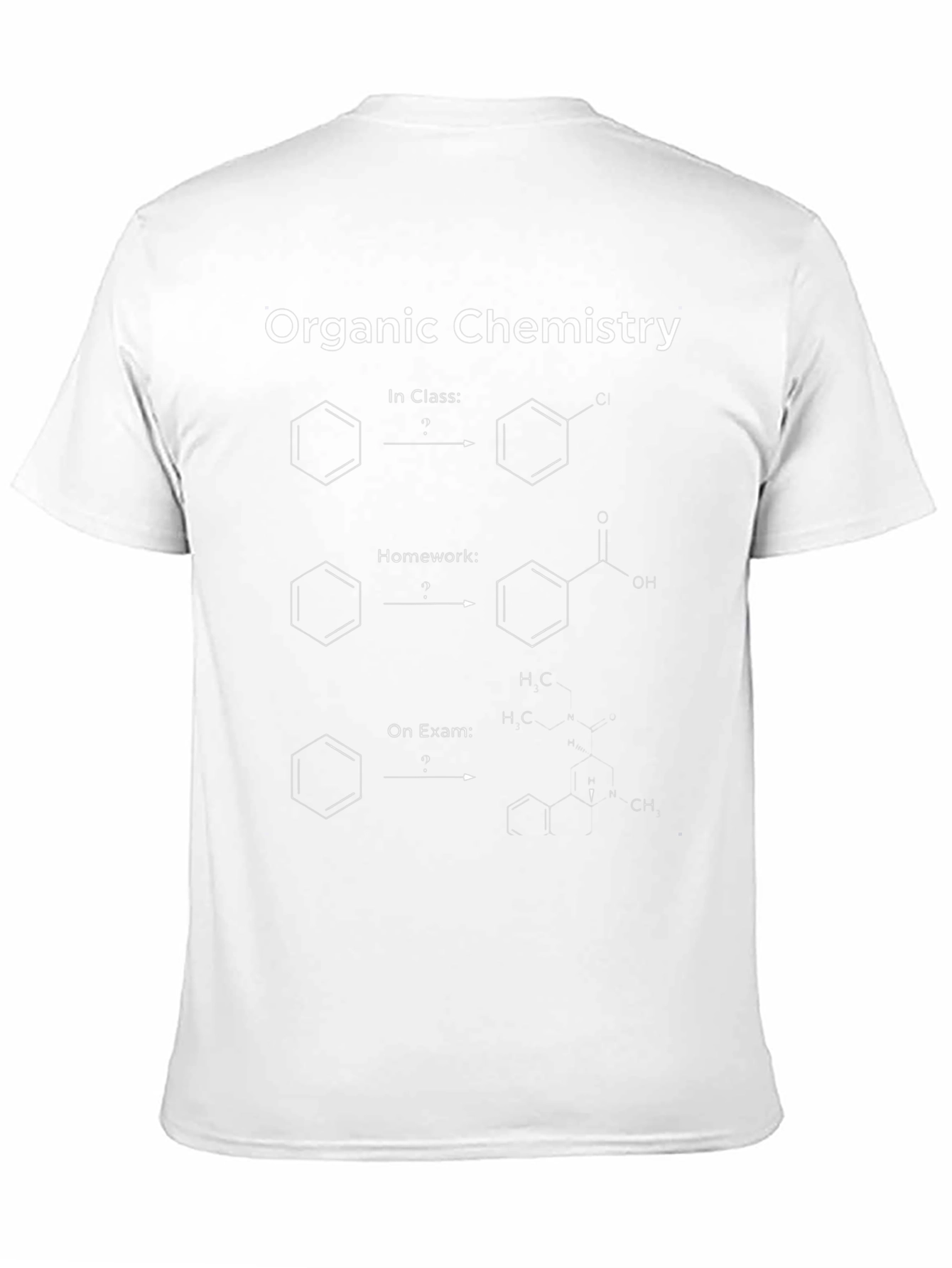 Organic Chemistry T-Shirt - Benzene Reactions