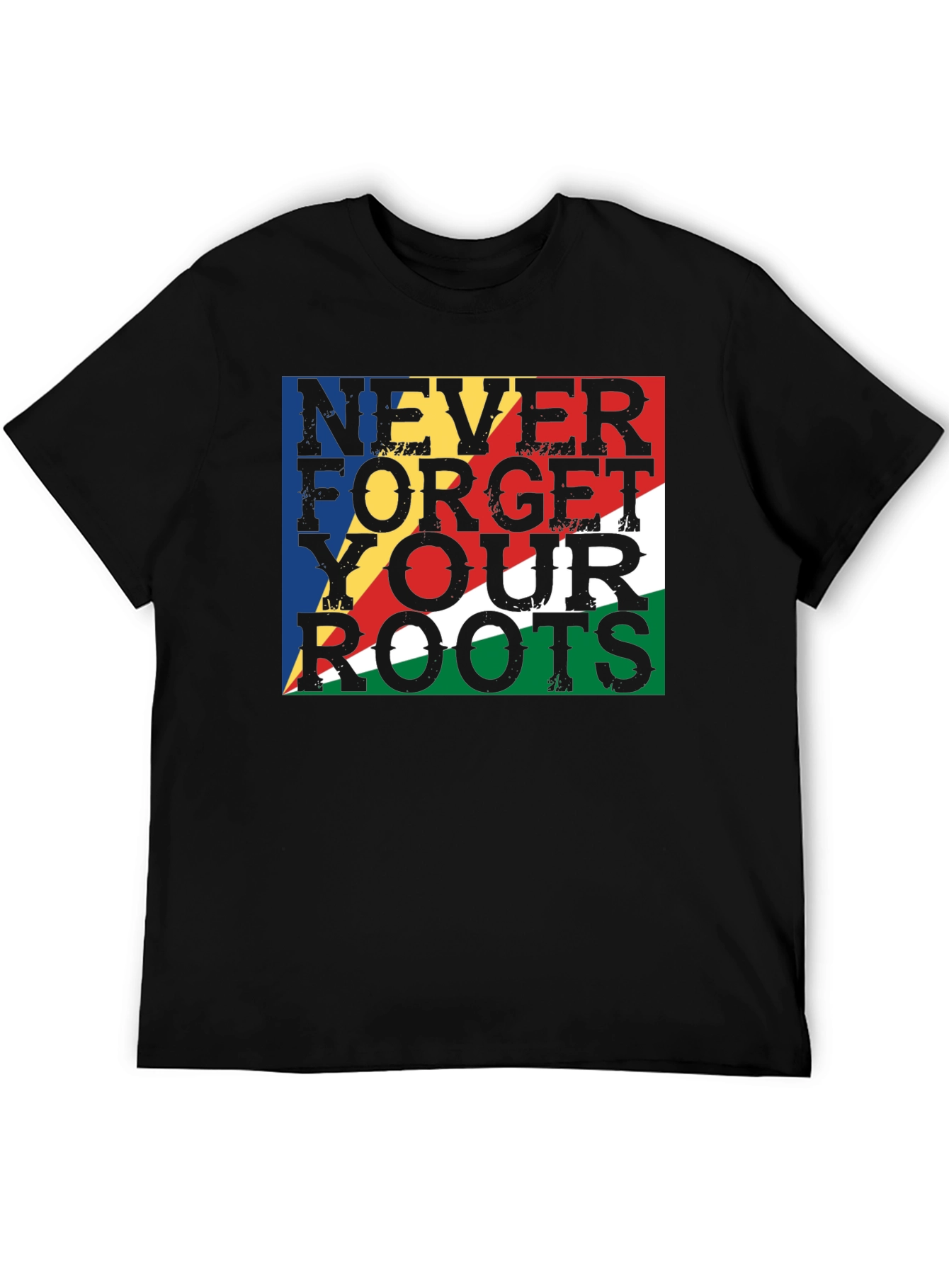Never Forget Your Roots Seychelles Flag T-Shirt