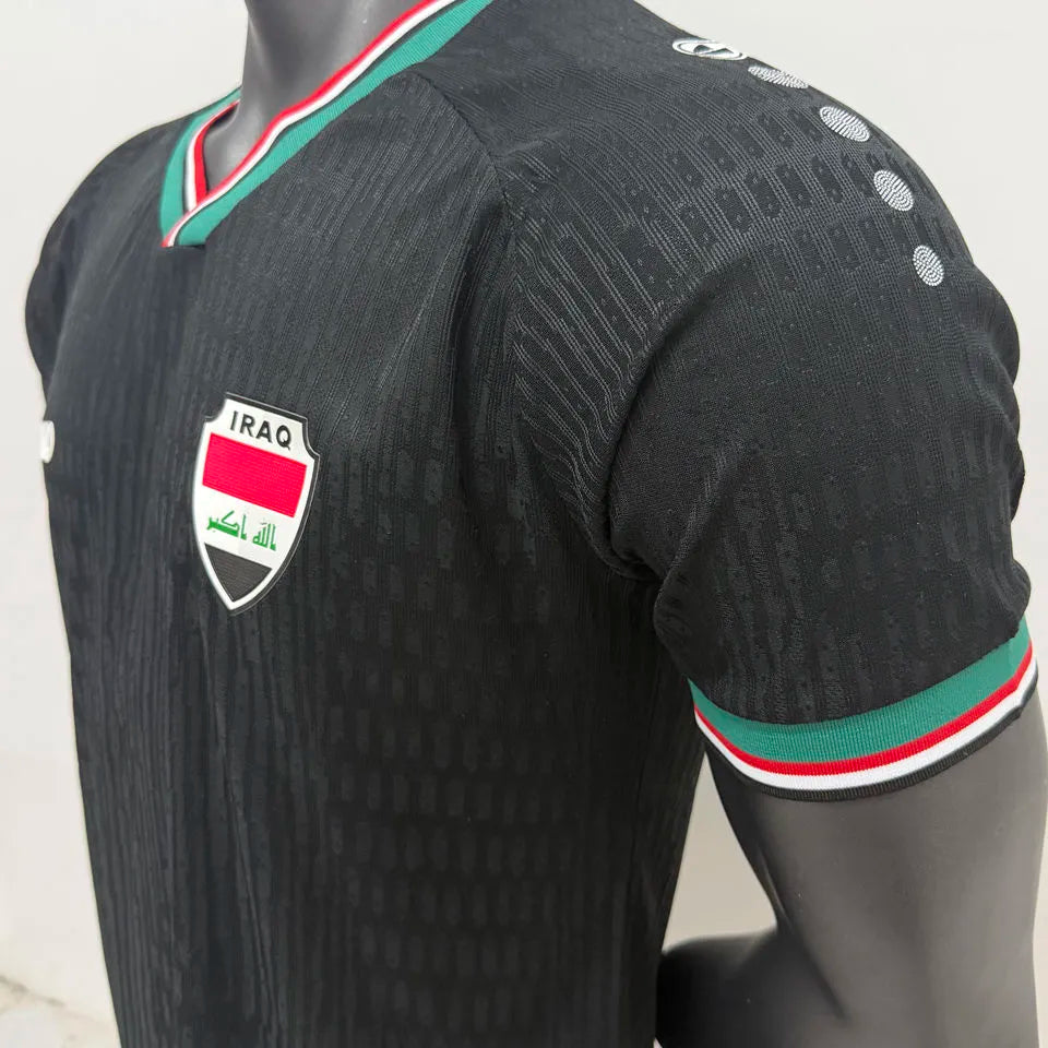 2026/27 Iraq Third Black Player Version Soccer Jersey Detail 2