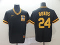 Men's Pittsburgh Pirates Barry Bonds #24 Black Stitched Jerseys