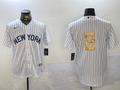 Men's New York Yankees Derek Jeter #2 White Game Player Jerseys