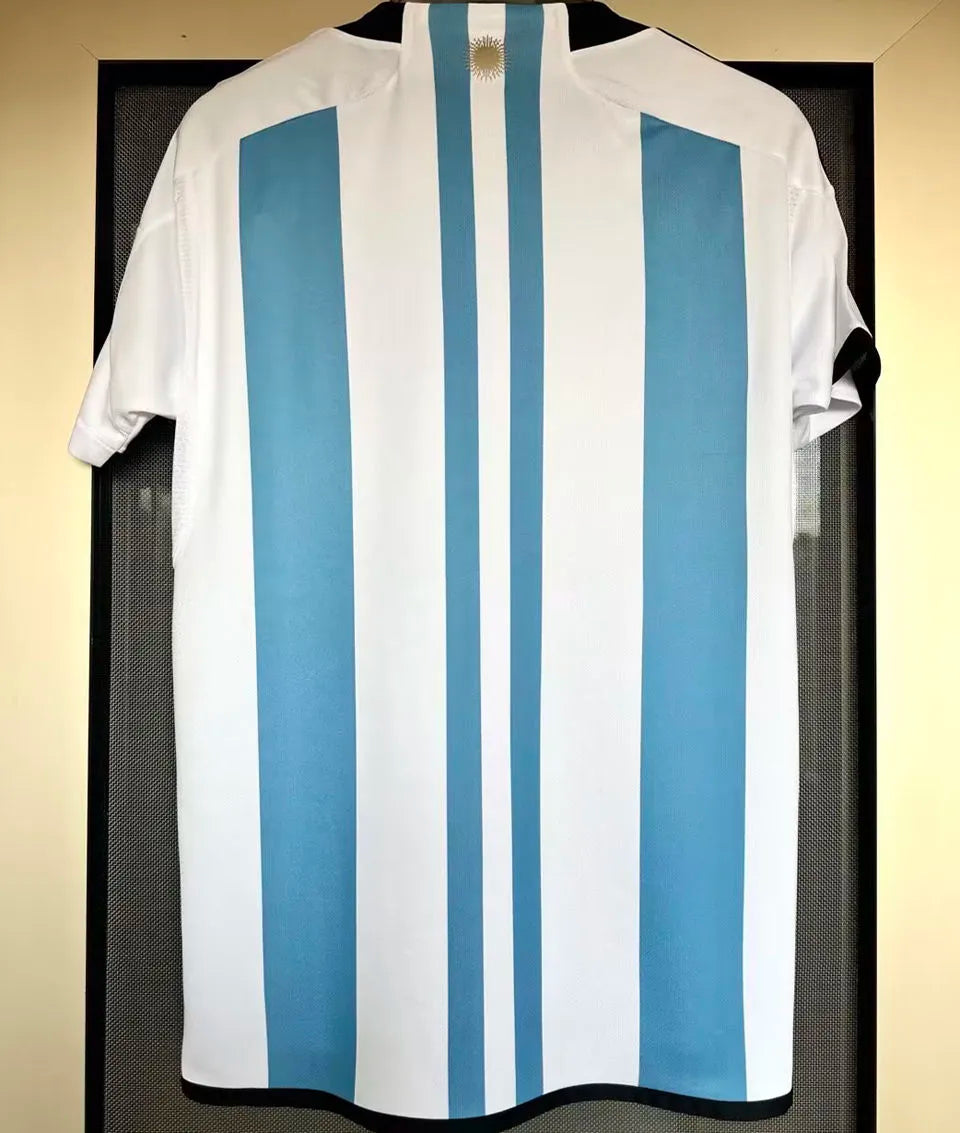 2022/23 Argentina 1:1 Quality Home Fans Jersey (3 Stars 3星) Detail 3