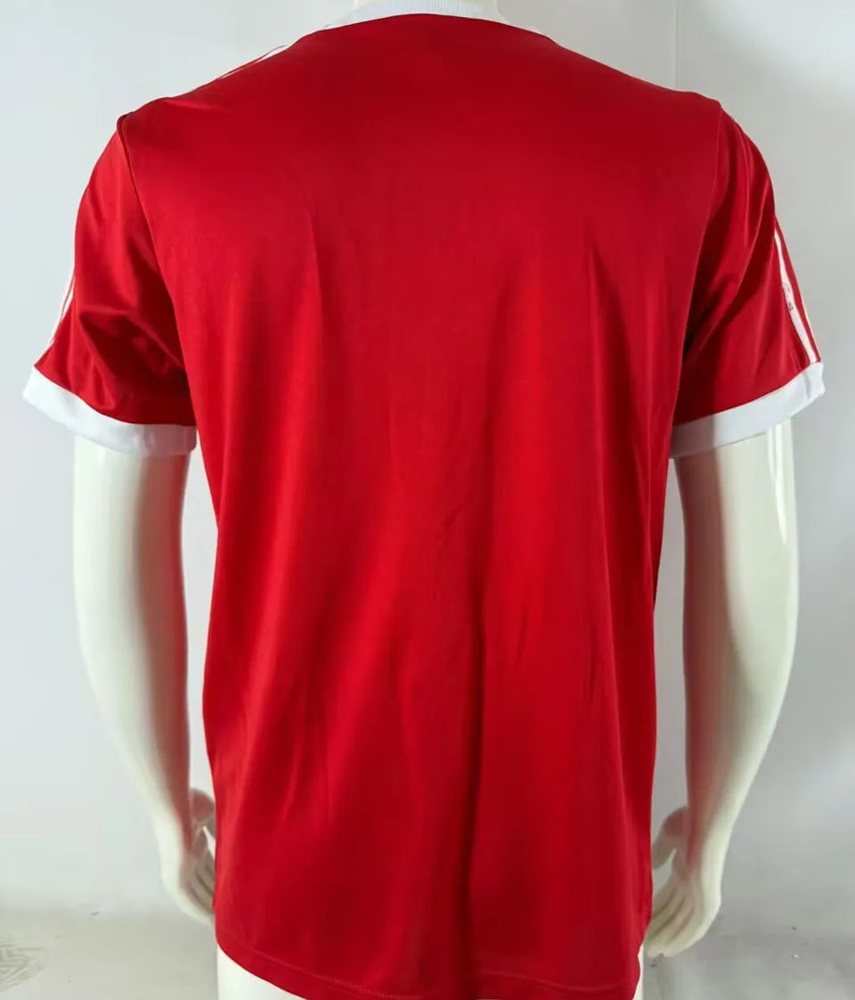 1974/1975 Hamburger Away Red Retro Jersey Back