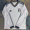 2026/27 Italy Away White Fans Long Sleeve Soccer Jersey Front