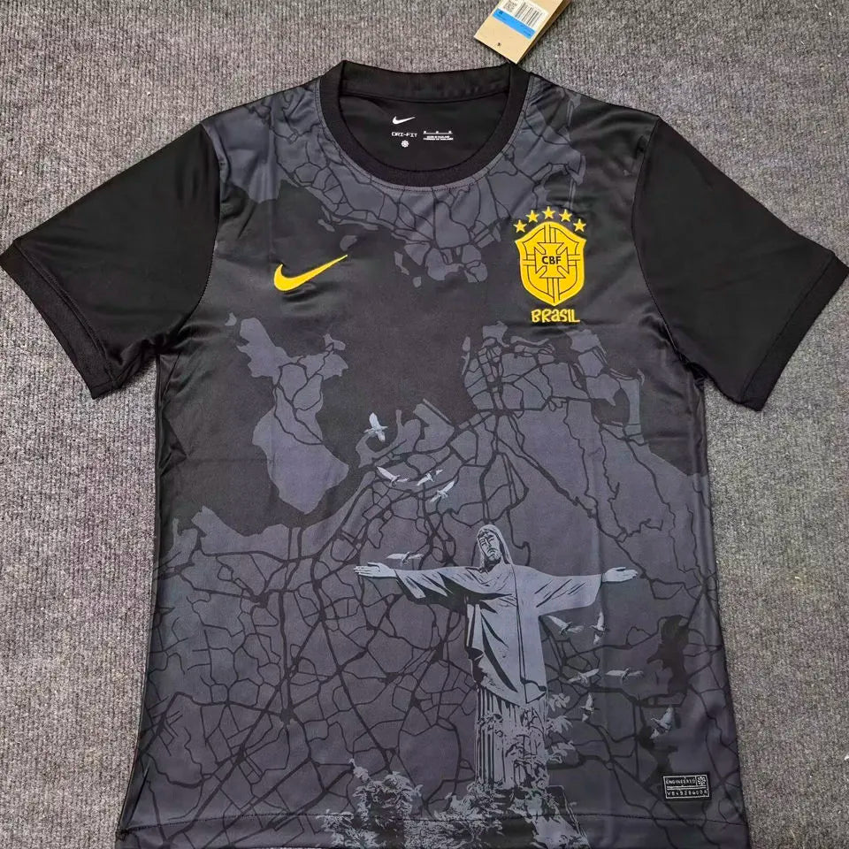 2025 Brazil Special Edition Black Fans Jersey 黑色 Front