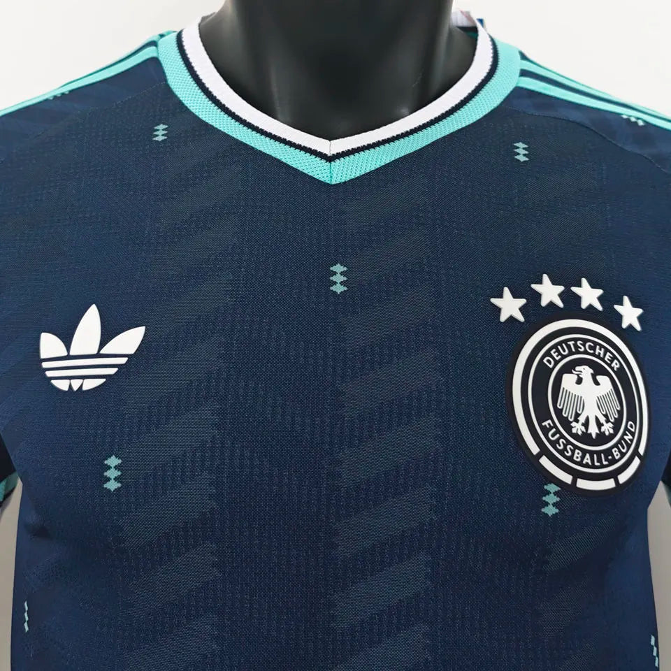 2026/27 Germany Away Player Version Long Sleeve Soccer Jersey Detail 2