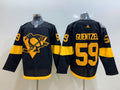 Men's Pittsburgh Penguins Jake Guentzel #59 Black Game Jerseys
