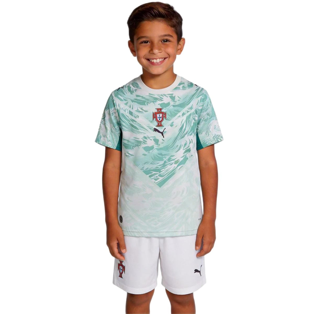 Kids Portugal Away Jersey Kit World Cup 2026 Front