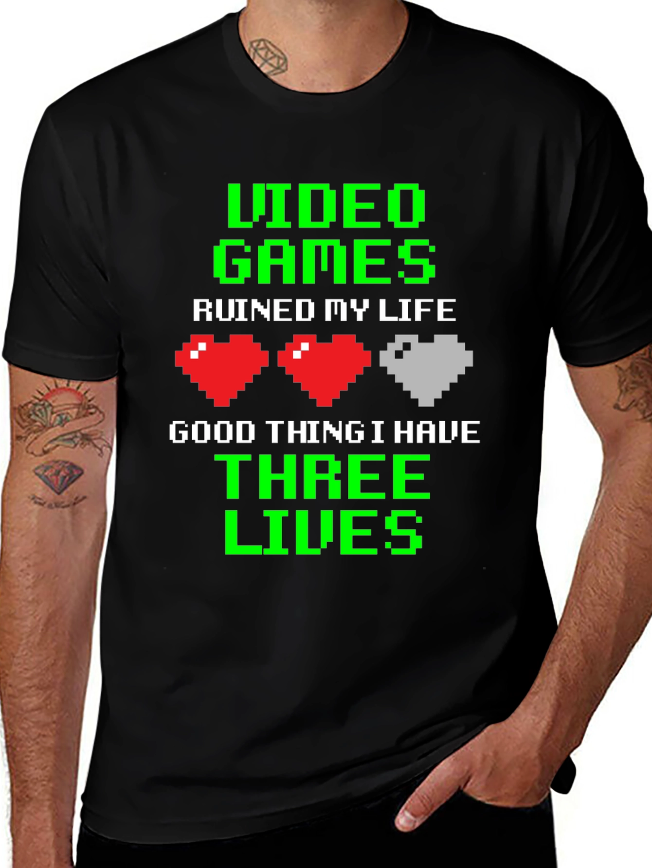 Video Games Ruined My Life Gamer T-Shirt