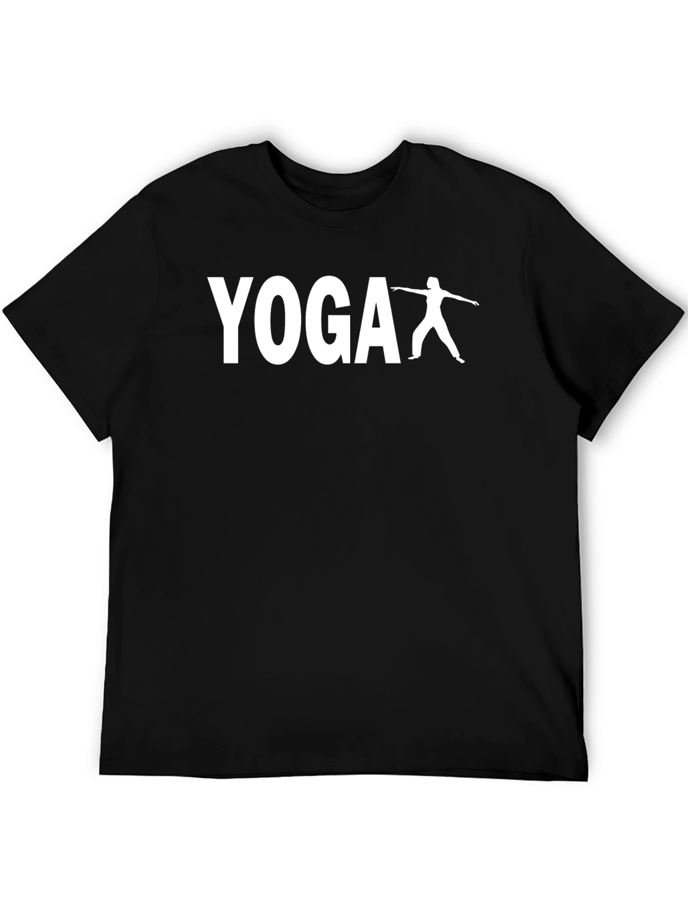 Yoga Pose Black T-Shirt