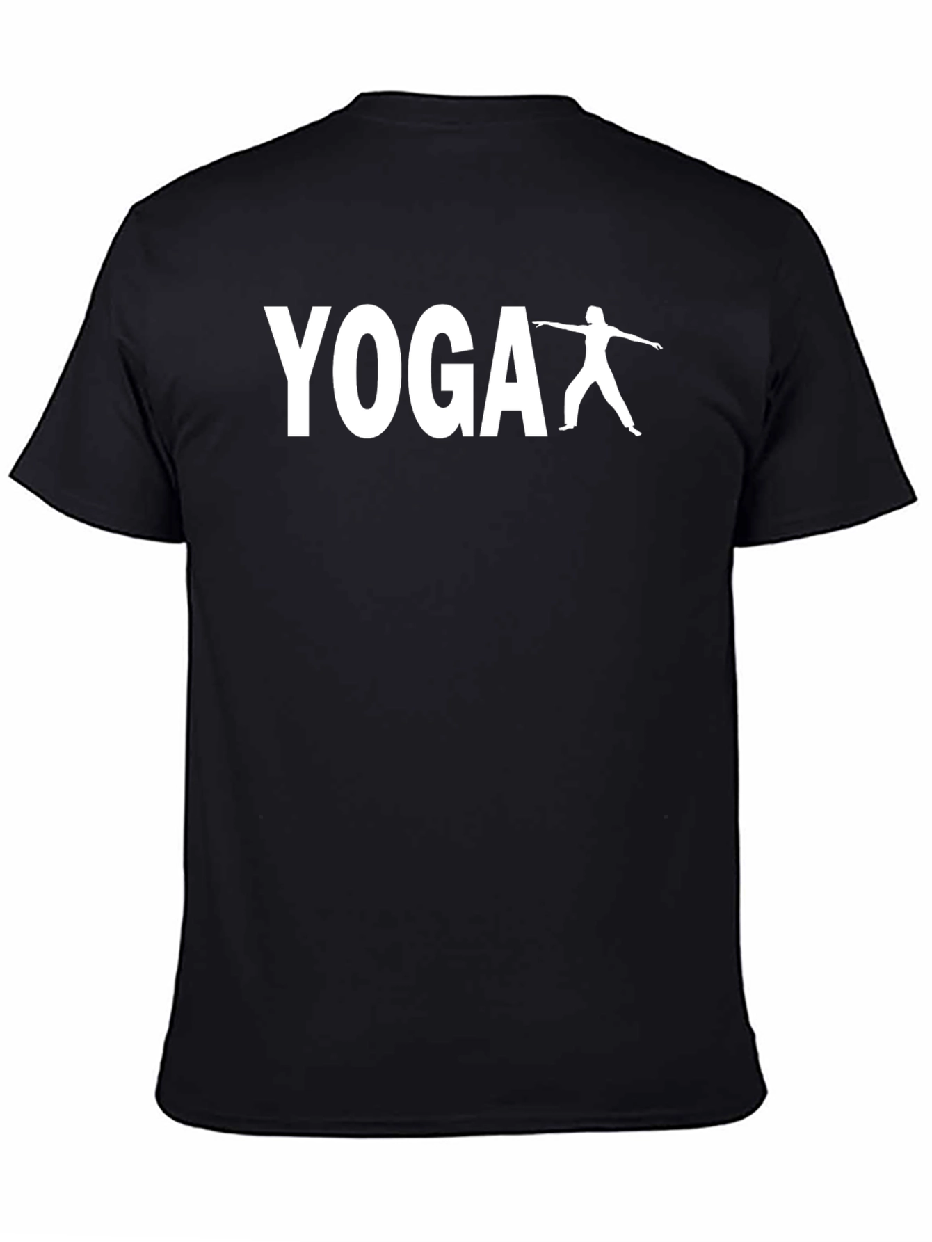 Yoga Pose Black T-Shirt