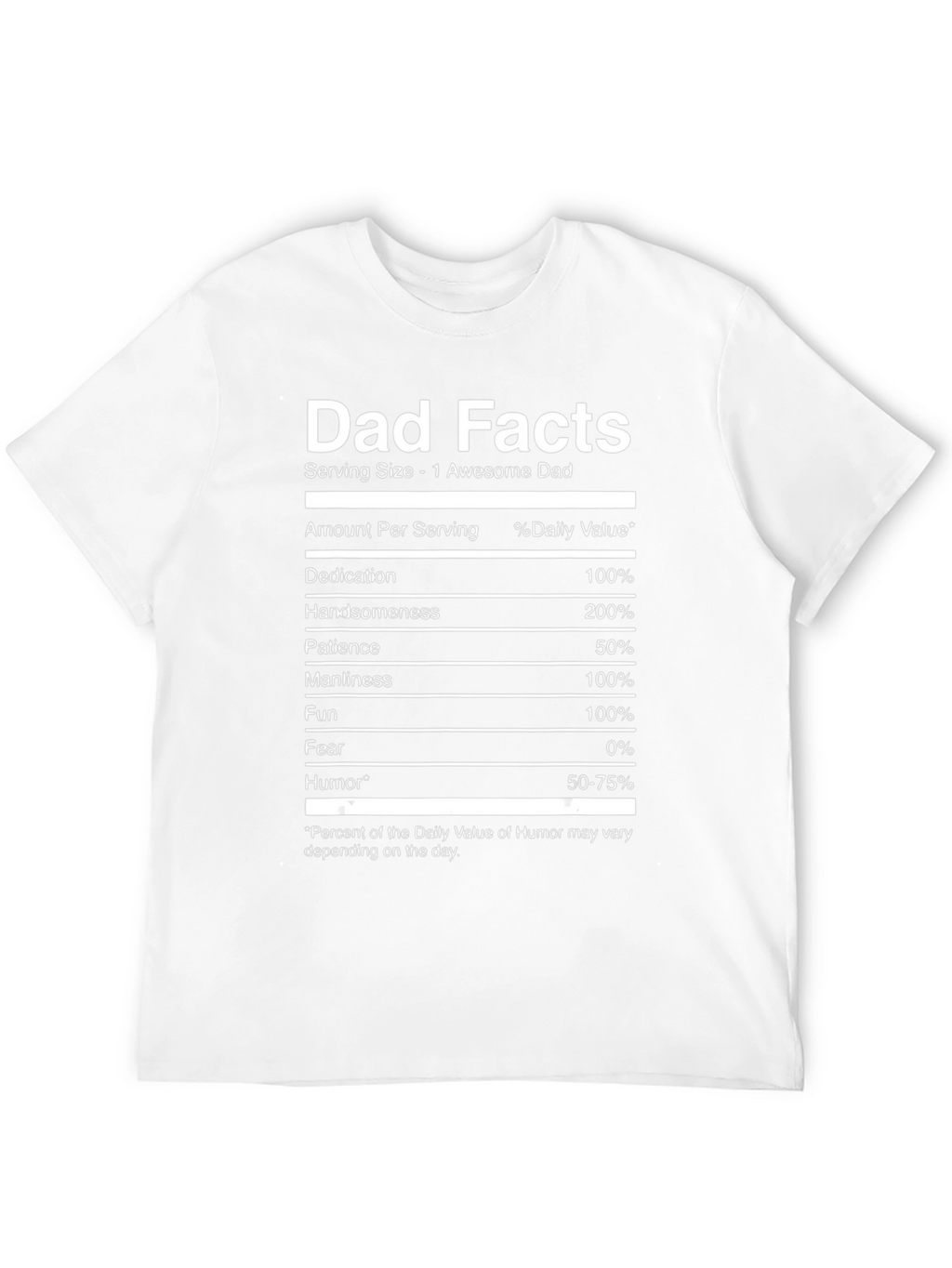 Dad Facts Funny Graphic T-Shirt